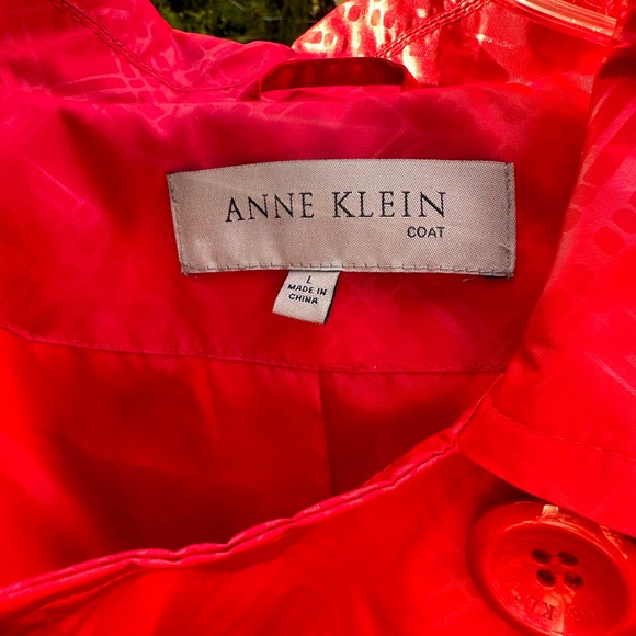 Anne Klein buttoned rain jacket - Picture 2 of 4